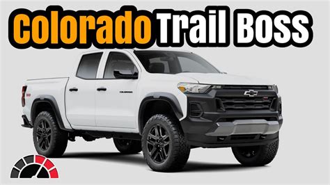 2023 Chevrolet Colorado Trail boss - Everything you need - YouTube