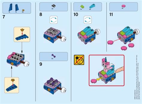 LEGO 30406 Unikitty Roller Coaster Wagon Instructions, Unikitty ...