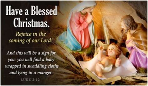 Blessed Christmas eCard - Free Christmas Cards Online