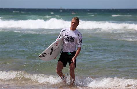 Kolohe Andino Finished Surfing - Manly Beach Editorial Stock Image ...