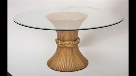 Awesome Table Bases for Glass Tops Idea - YouTube