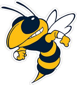 GT GEORGIA TECH Yellow Jacket Large Buzz Decal | eBay