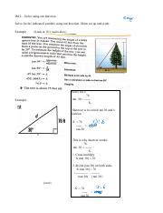 Solving Equations with the Tan Function: Examples and | Course Hero