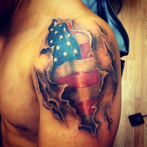 American Flag Tattoo | Patriotic Tattoo Design
