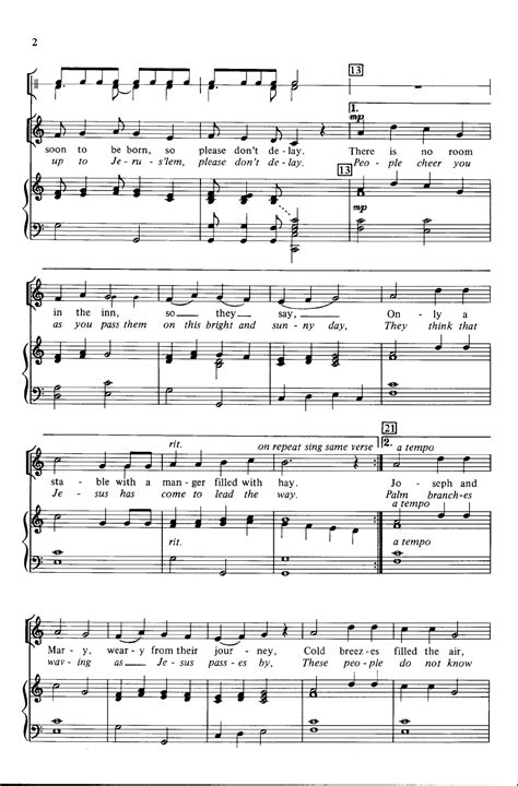 Little Donkey (Unison/Two-P | J.W. Pepper Sheet Music