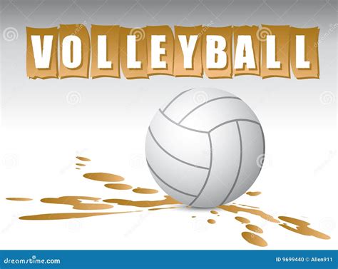 Volleyball Banner Stock Photo - Image: 9699440