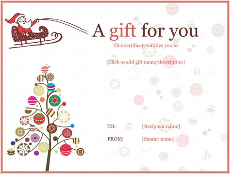 Icicle Lights Christmas Gift Certificate - Doc Formats (download i… | Christmas gift certificate ...