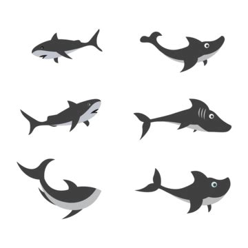 Shark Illustration Icon Designtemplate Attack Aquatic Danger Vector, Attack, Aquatic, Danger PNG ...