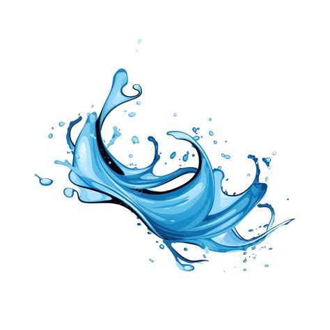 Water Splash Doodle, Water Drawing, Water Splash Drawing, Splash Drawing PNG Transparent Image ...