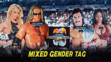 WWE 2K24 Summerslam 1998 Edge & Sable Vs Marc Mero & Jacqueline - YouTube