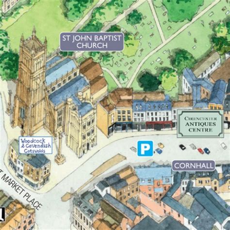 Cirencester Map