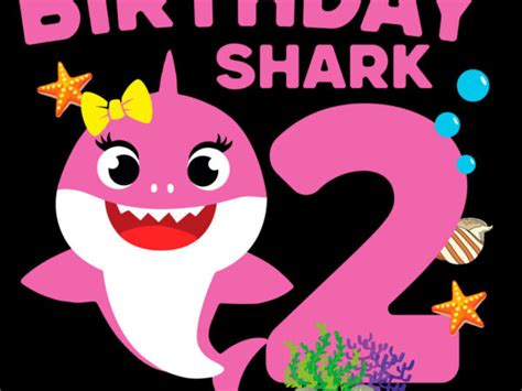 2nd Birthday Baby Shark Svg - Buy t-shirt designs