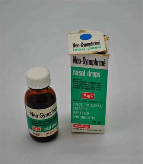 Neo-Synephrine; Winthrop Laboratories; 2013.94 | eHive