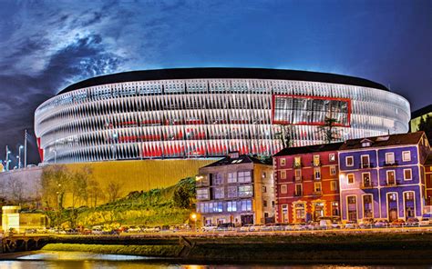 Download wallpapers San Mames Stadium, Spanish Football Stadium, Bilbao ...