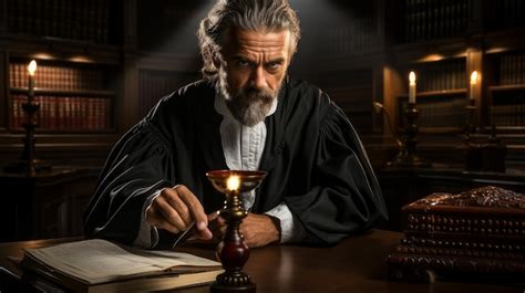 Premium AI Image | Judge in the courtroom