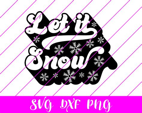 Let it Snow SVG - Free Let it Snow SVG Download - Free Christmas SVG - svg art