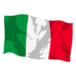 Diseño PNG Y SVG De La Bandera De Italia Para Camisetas