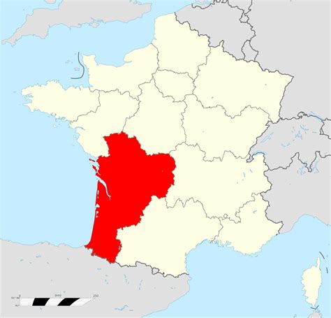 Nouvelle-Aquitaine Karte - Carte de la Nouvelle-Aquitaine - Nouvelle-Aquitaine cartes ...