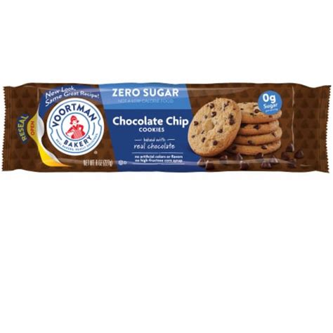 VOORTMAN Bakery Zero Sugar Chocolate Chip Cookies, 8 oz - Kroger