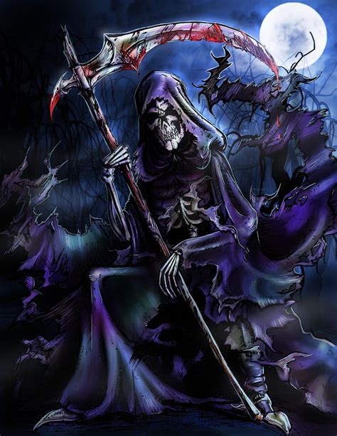 The Grim Reaper by HalloweenBloodyQueen on DeviantArt | Grim reaper art ...