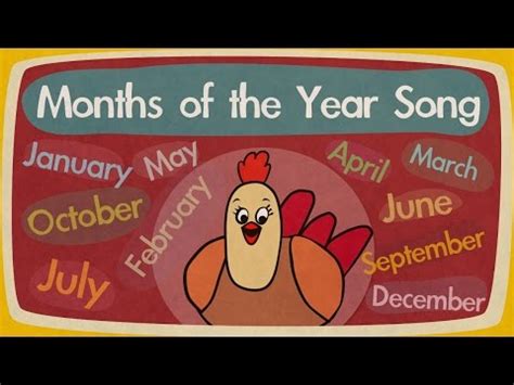 Months of the Year Song | Song for Kids | The Singing Walrus