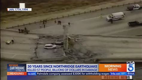 Deadly Northridge earthquake remembered 30 years later