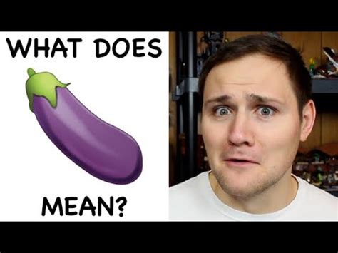 What does the Eggplant Emoji mean? | Emojis 101 - YouTube