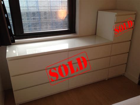Leaving New York Sale — IKEA Malm 6-Drawer Chest with Mirror ($150) 1)...