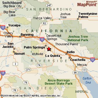 Where is Cathedral City, California? see area map & more