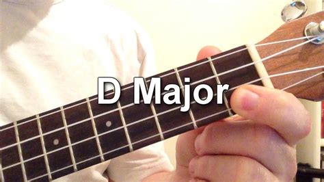 How to play D Major chord on the ukulele! - YouTube