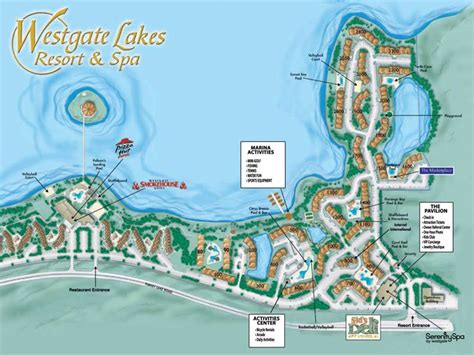 Property Map | Westgate lakes, Lake resort, Resort spa