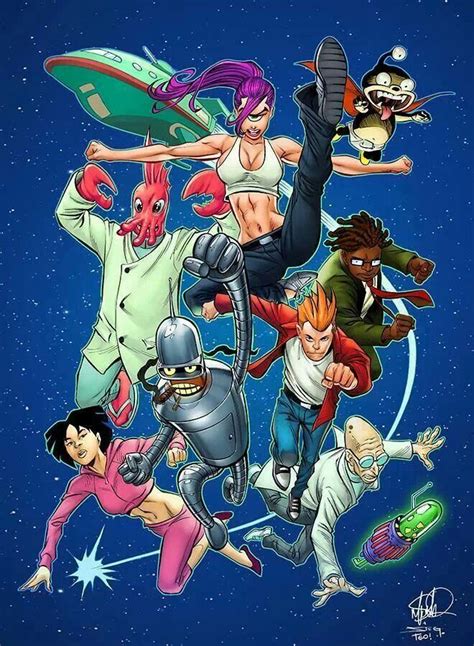 Badass Futurama Fan Art | Futurama, Geek art, Cartoon art