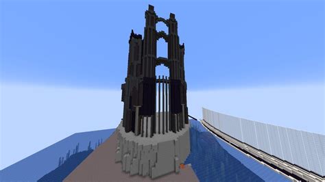 Unfinished Tower of Sauron Minecraft Map