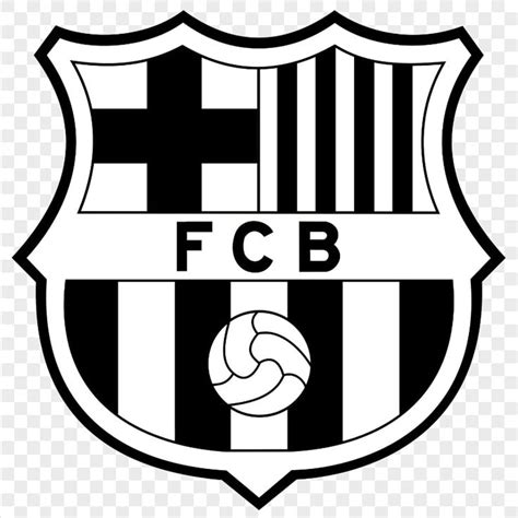 FC Barcelona Black And White Logo HD PNG in 2024 | Black and white ...