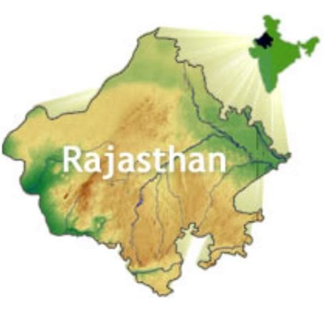 Geographical map of Rajasthan state (source: | Download Scientific Diagram