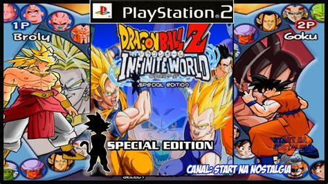 Dragon Ball Z Infinite World: Special Edition [PS2] - LISTA DE PERSONAGENS / ALL CHARACTERS ...