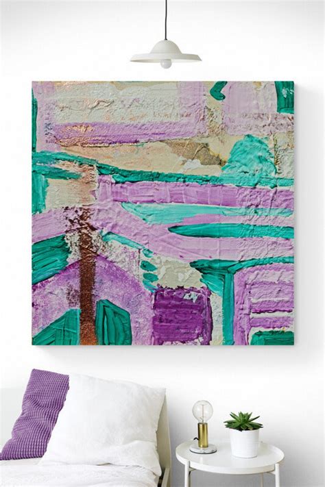 Purple Green Abstract Digital Download Art Print....modern Art - Etsy