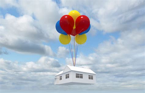 Balloon House stock illustration. Illustration of balloon - 38675679