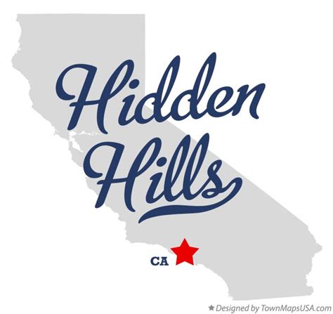 Map of Hidden Hills, CA, California