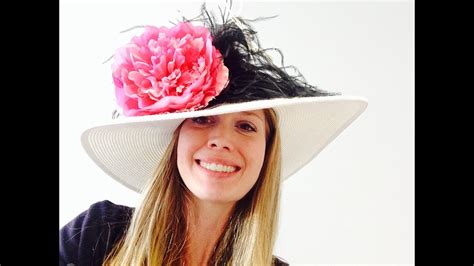 DIY How to Make a Kentucky Derby Hat - Step by Step Instructions - YouTube