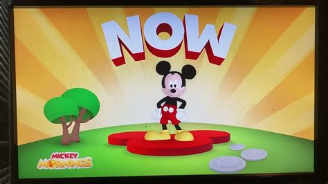 Mickey Mouse Clubhouse Now Bumper - Disney Junior (Mickey Mornings) - YouTube