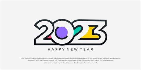 Premium Vector | 2023 Happy New Year logo text design 2023 number design template vector ...