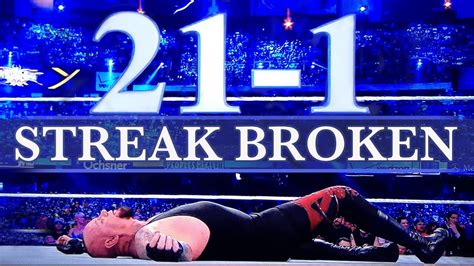 Revisiting Brock Lesnar Breaking The Undertaker's Undefeated Streak at ...