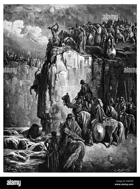 Elijah kills the prophets of Baal Stock Photo - Alamy