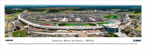 Charlotte Motor Speedway ROVAL Aerial Panoramic Art Print - Panorama ...