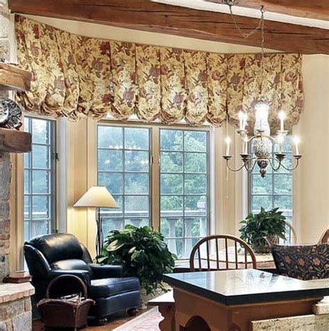 Valance Ideas for Bay Windows and Bow Windows | Valances for living room, Window treatments ...