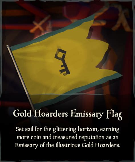 Gold Hoarders Emissary Flag - Sea of Thieves Wiki