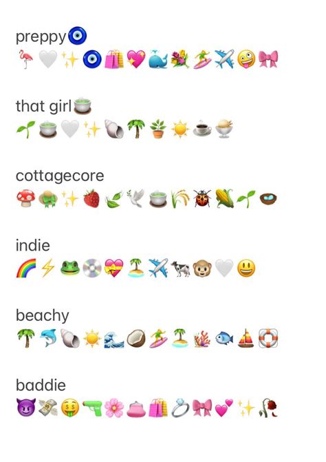 Cute Emoji Combinations for Instagram