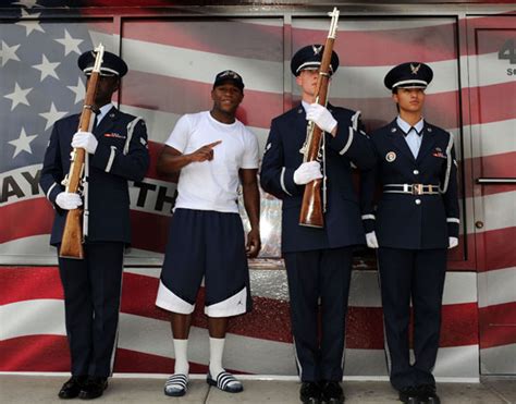 Floyd Mayweather Jr. Celebrates Flag Day at his Boxing Gym in Vegas