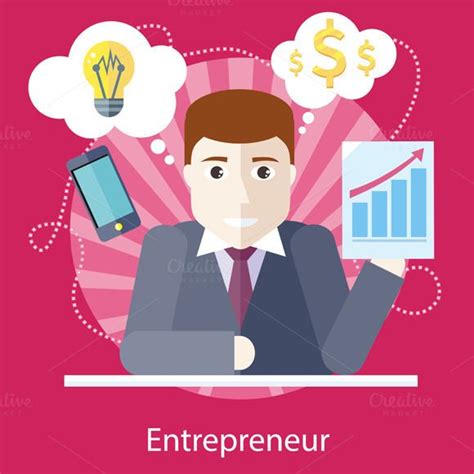 Entrepreneur Working on Freelance | Entrepreneur, Cartoon pics, Cartoon styles